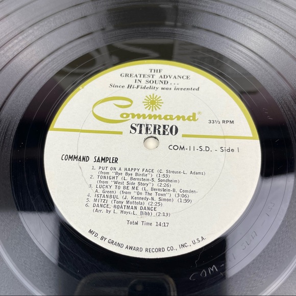Vintage Command Records Volume 11 Vinyl Music Record - Picture 2 of 6